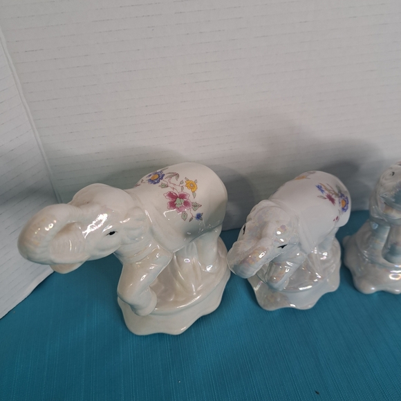 Vintage elephant 🐘 ✨️ set of 4 - Picture 2 of 13